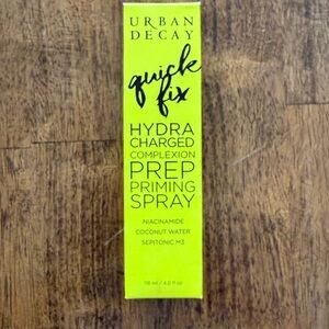 Urban Decay Quick Fix Prep Spray in Bright Yellow